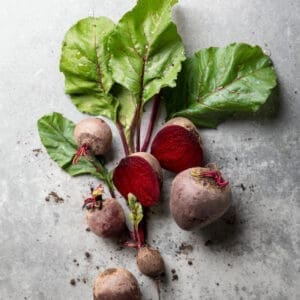 Raw beets