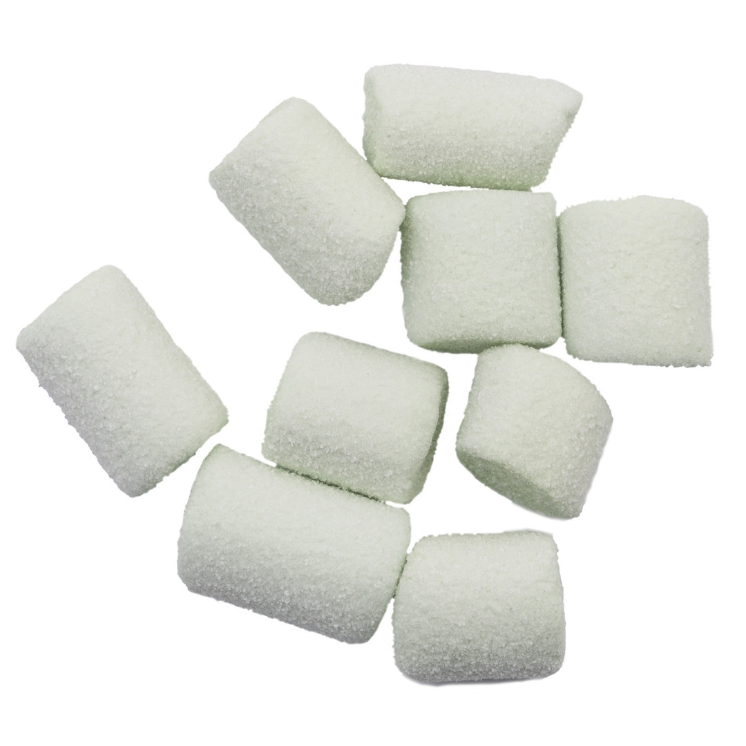 Green marshmallows