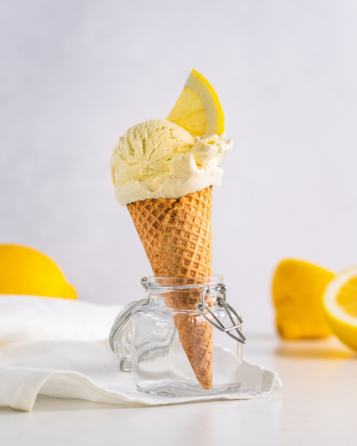 Lemon ice cream
