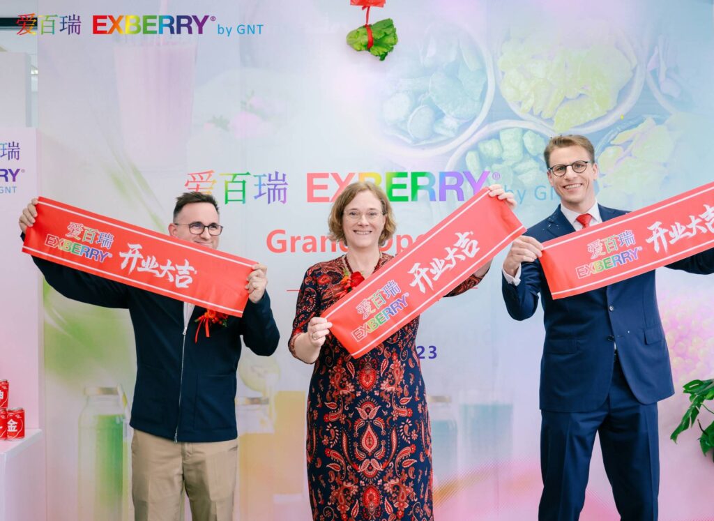 Andreas, Petra and Hendrik from GNT at the opening of the Shanghai office