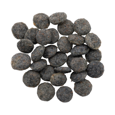 Dog or cat kibbles in blue color