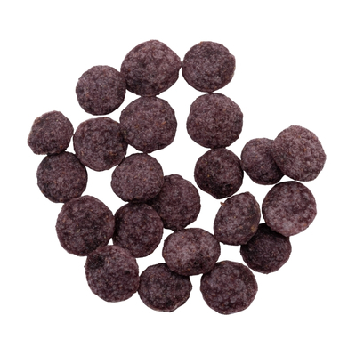 Dog or cat kibbles in purple color