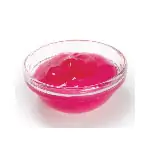 Little glas bowl with pink jam
