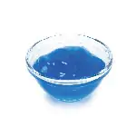 Little glas bowl with blue jam