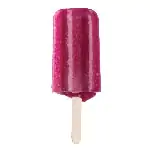 Pink sorbet ice cream on a stick