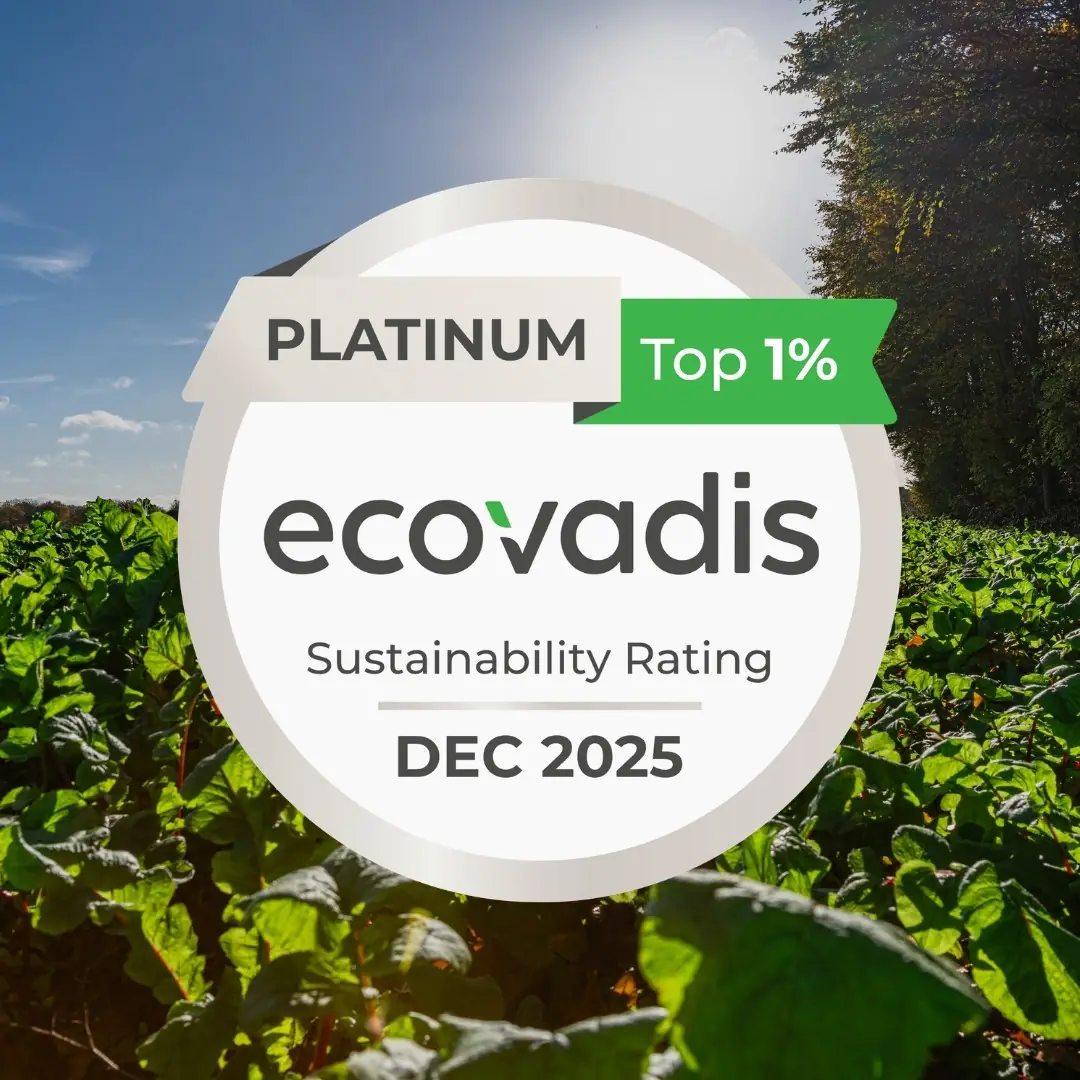 Ecovadis platinum medal 2025